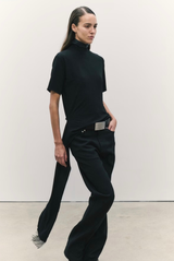 The Winnie Sash Tie T-Shirt Black