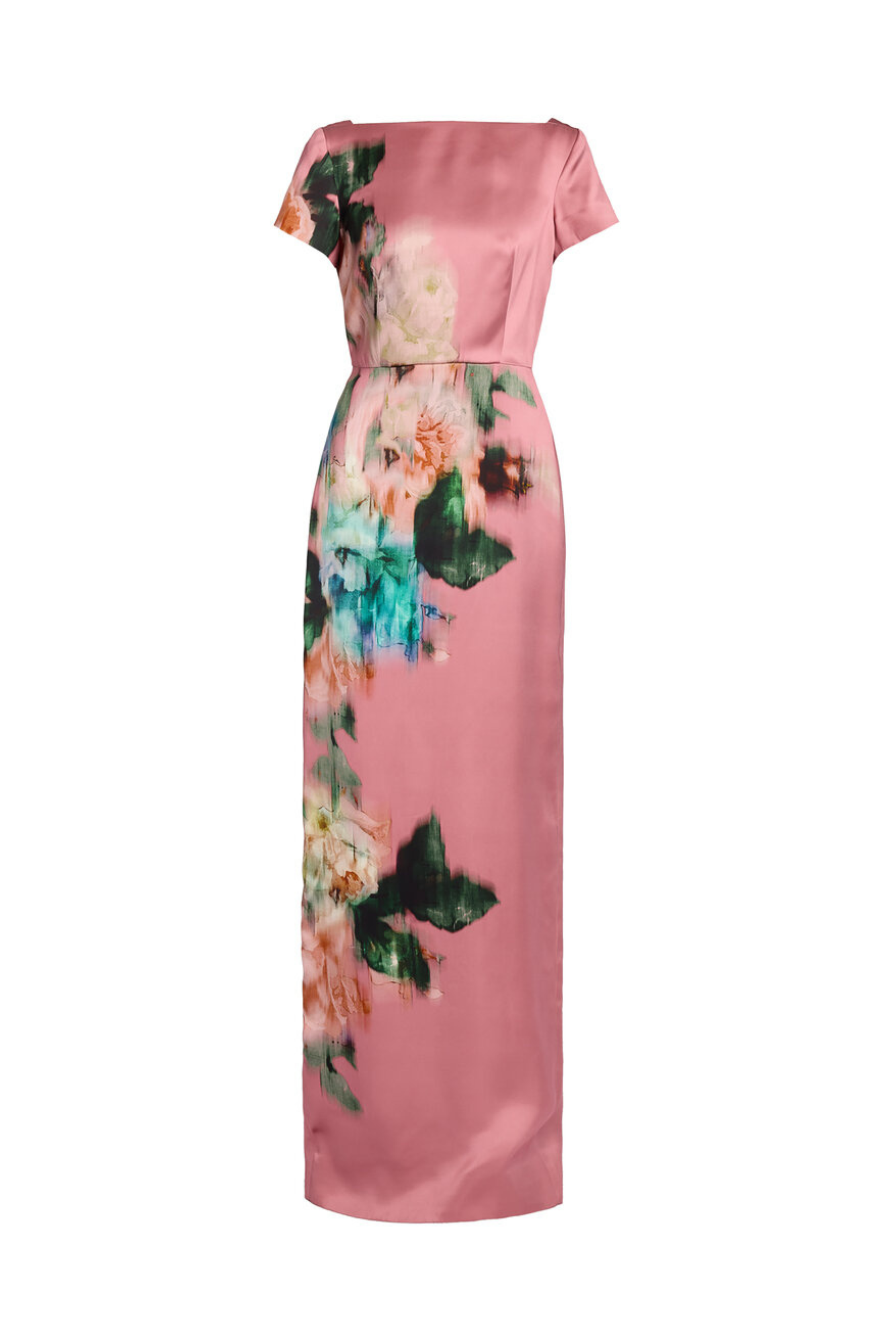 Floral Duchess Short Sleeve Gown