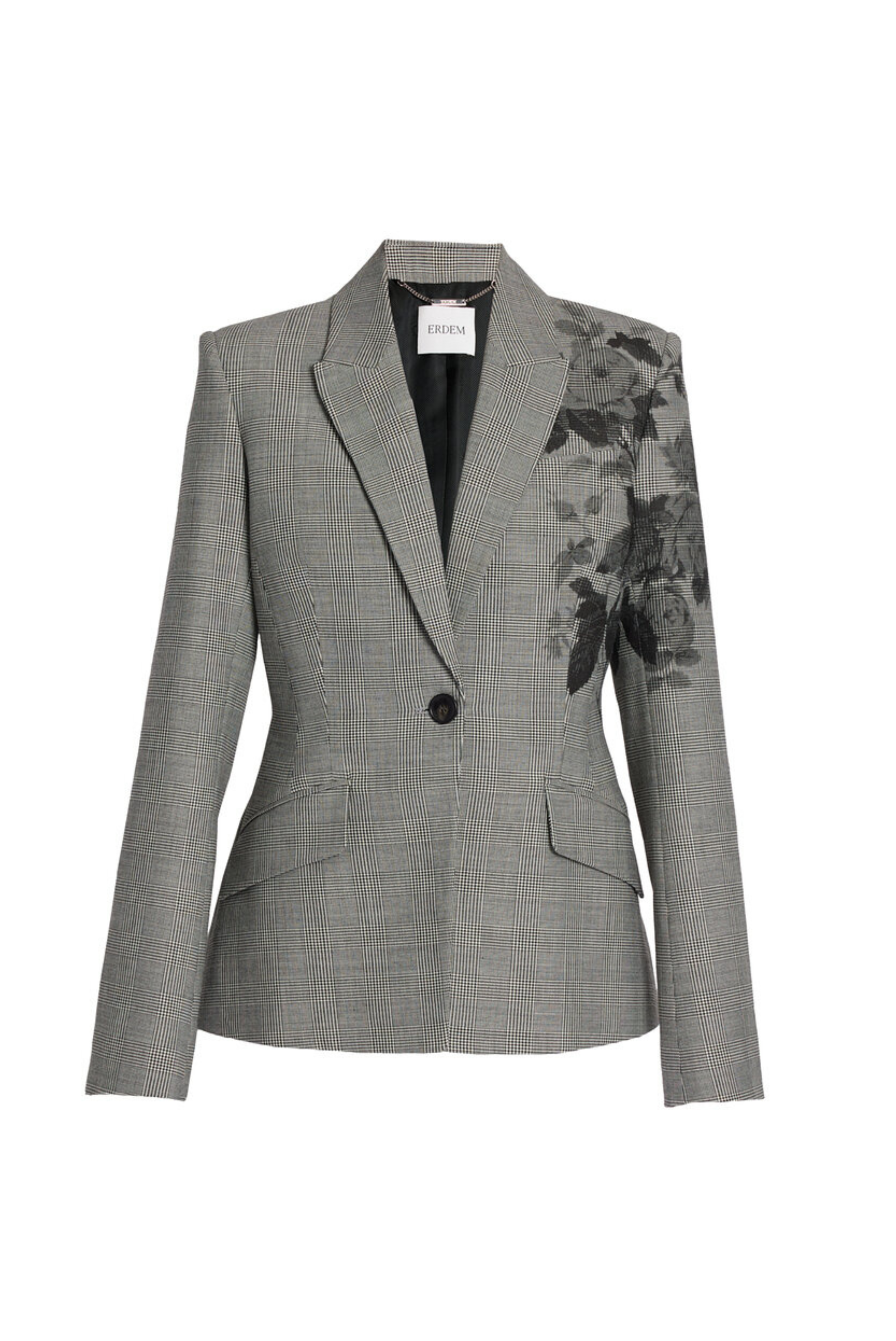 Prince of Wales Single Breasted Tailored Jacket