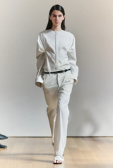 The Carter Gathered Cotton Shirt