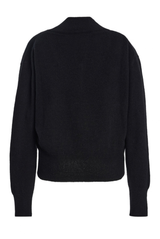 The Maris Lightweight Cashmere Sweater Black