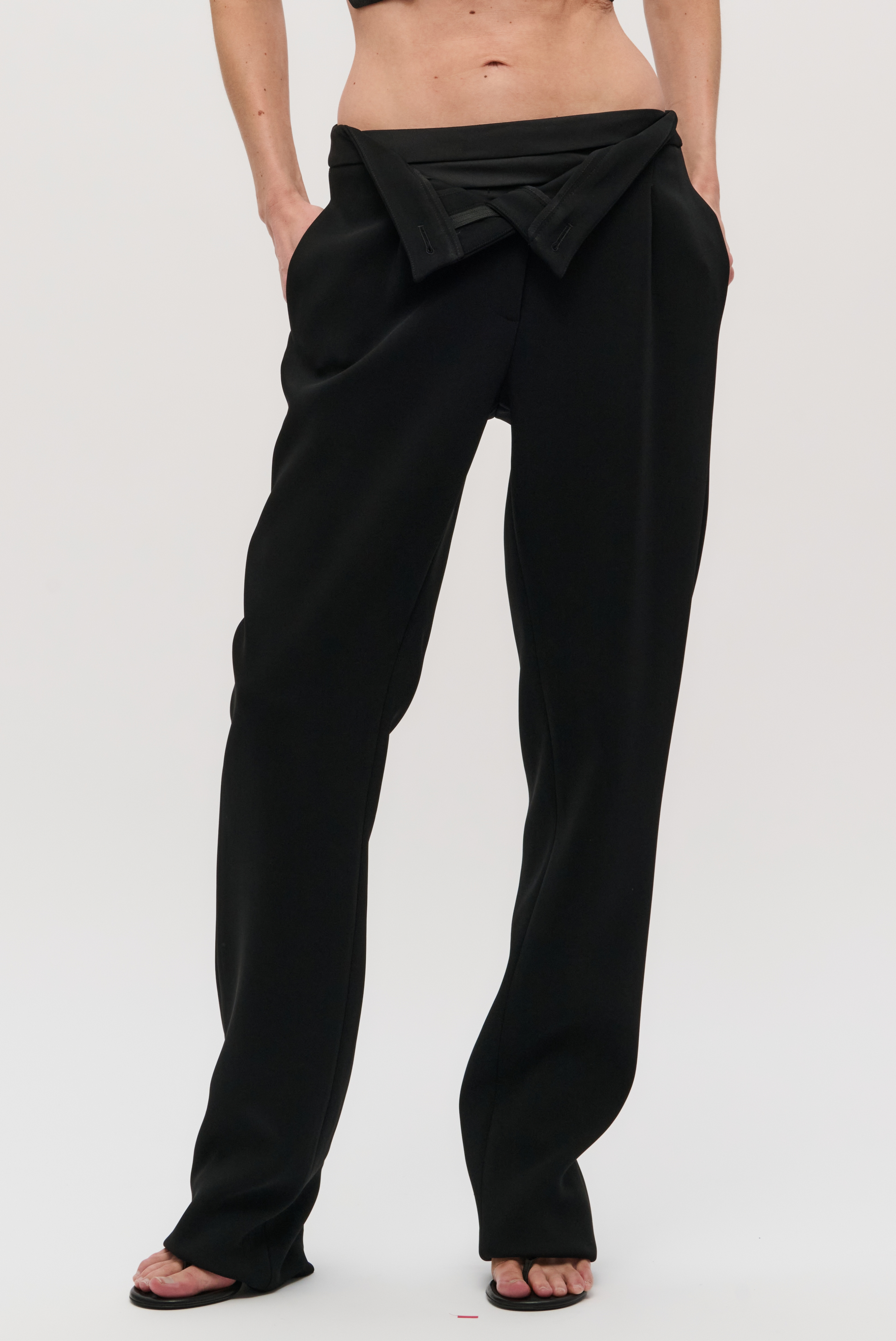 The Embry Tuxedo Pants Black