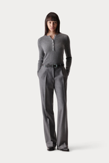 Lou Maglia Serafino in Cashmere Grey