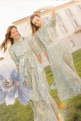 Printed Chiffon Dress