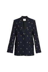 Pinstripe Tailoring Single Breasted Jacket