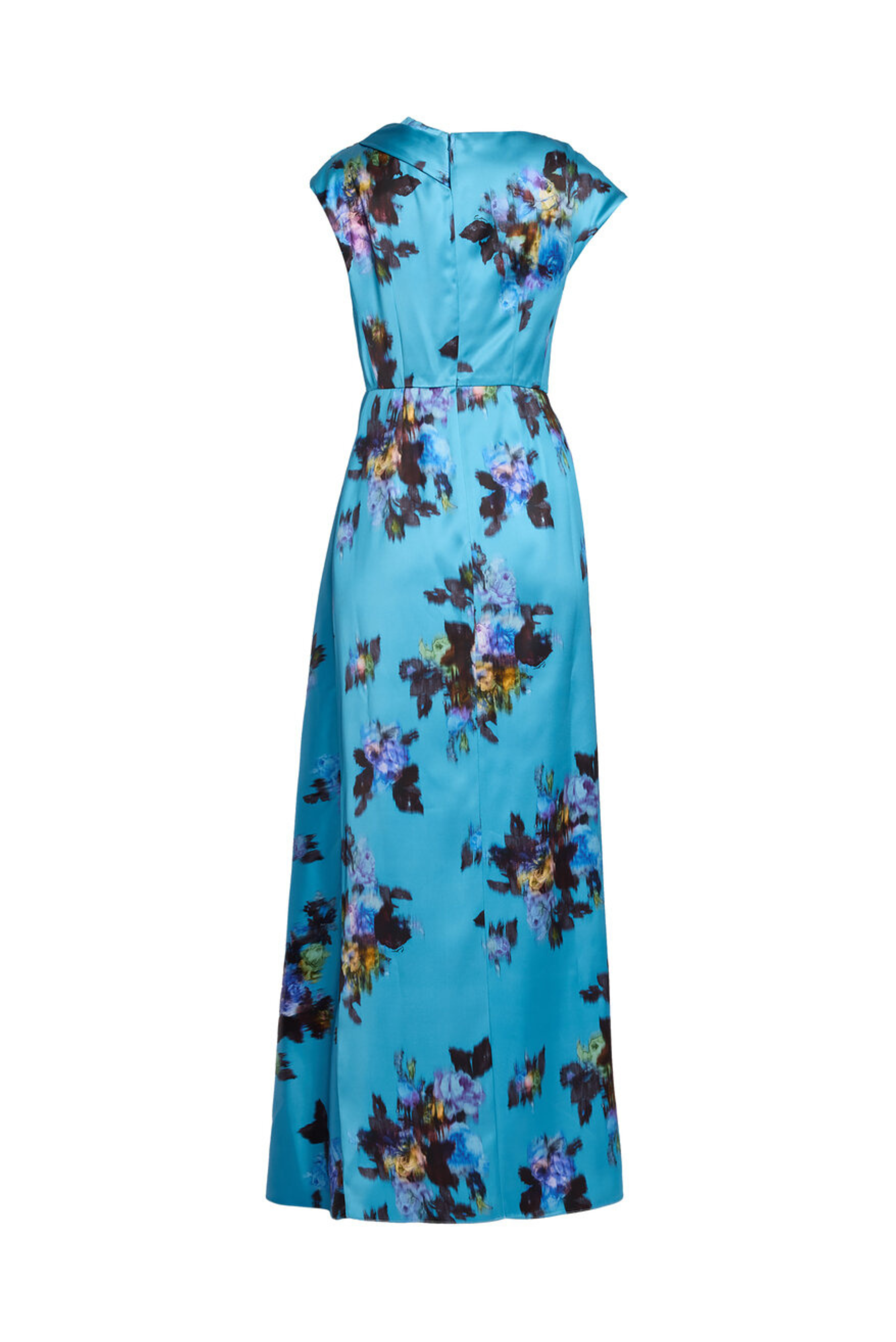 Floral Duchess Asymmetric Gown