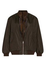 Petra Reversible Sable and Nylon Bomber