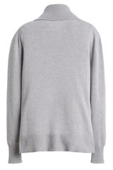The Edie Knit Relaxed Polo Fog