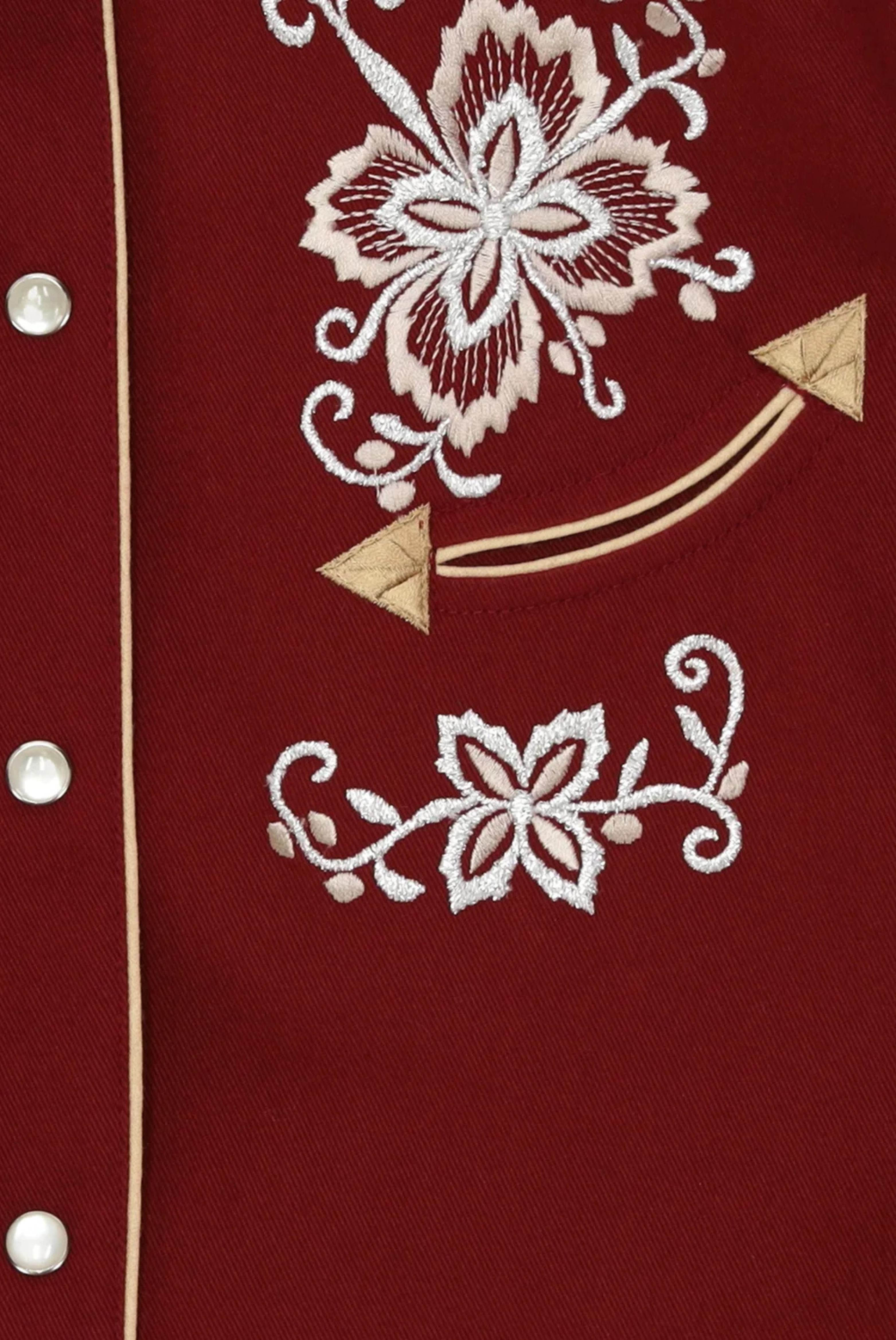 Taissa Embroidered Cotton Twill Shirt