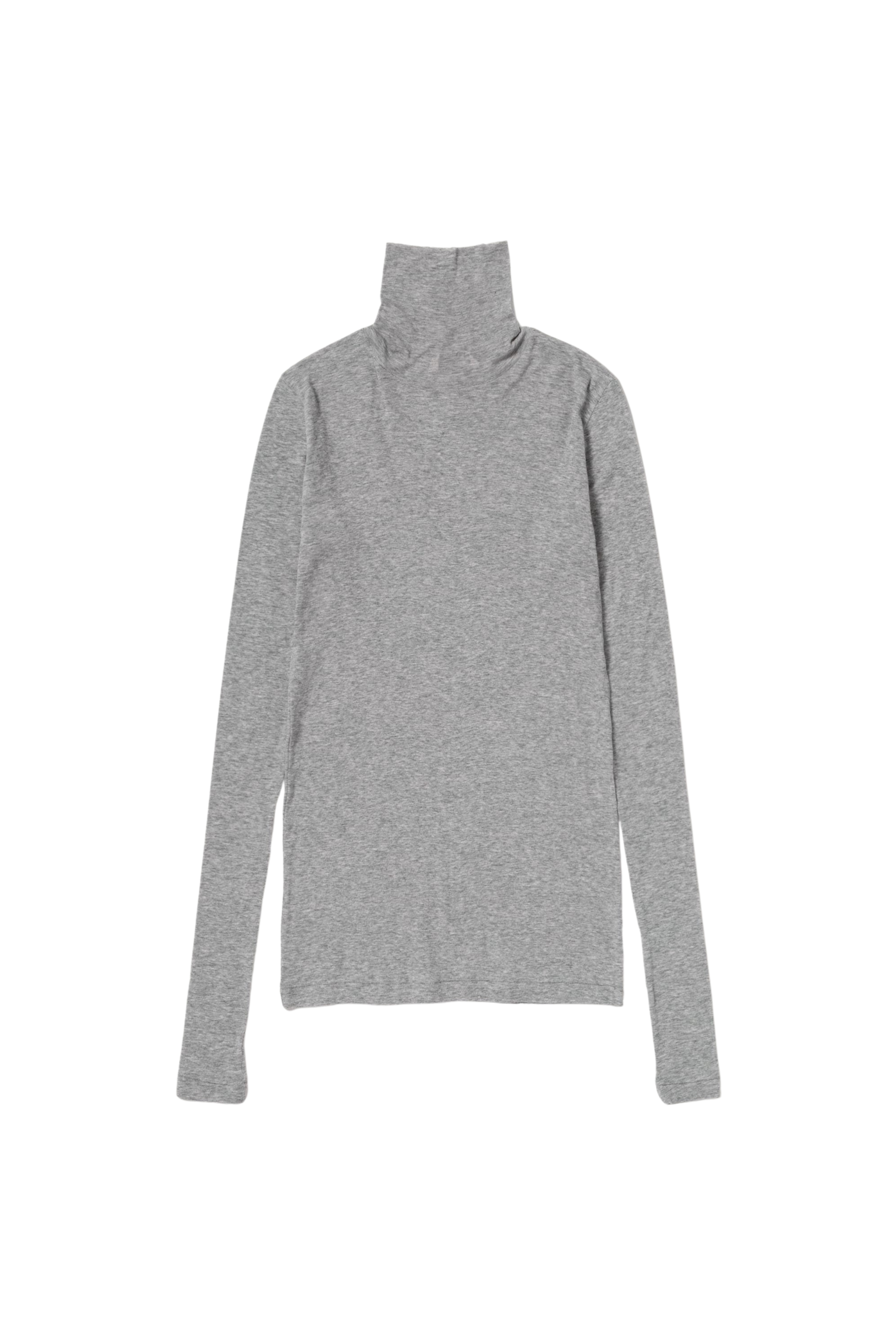 Super High Gauge Sheer Rib Turtle Neck L/S Tee