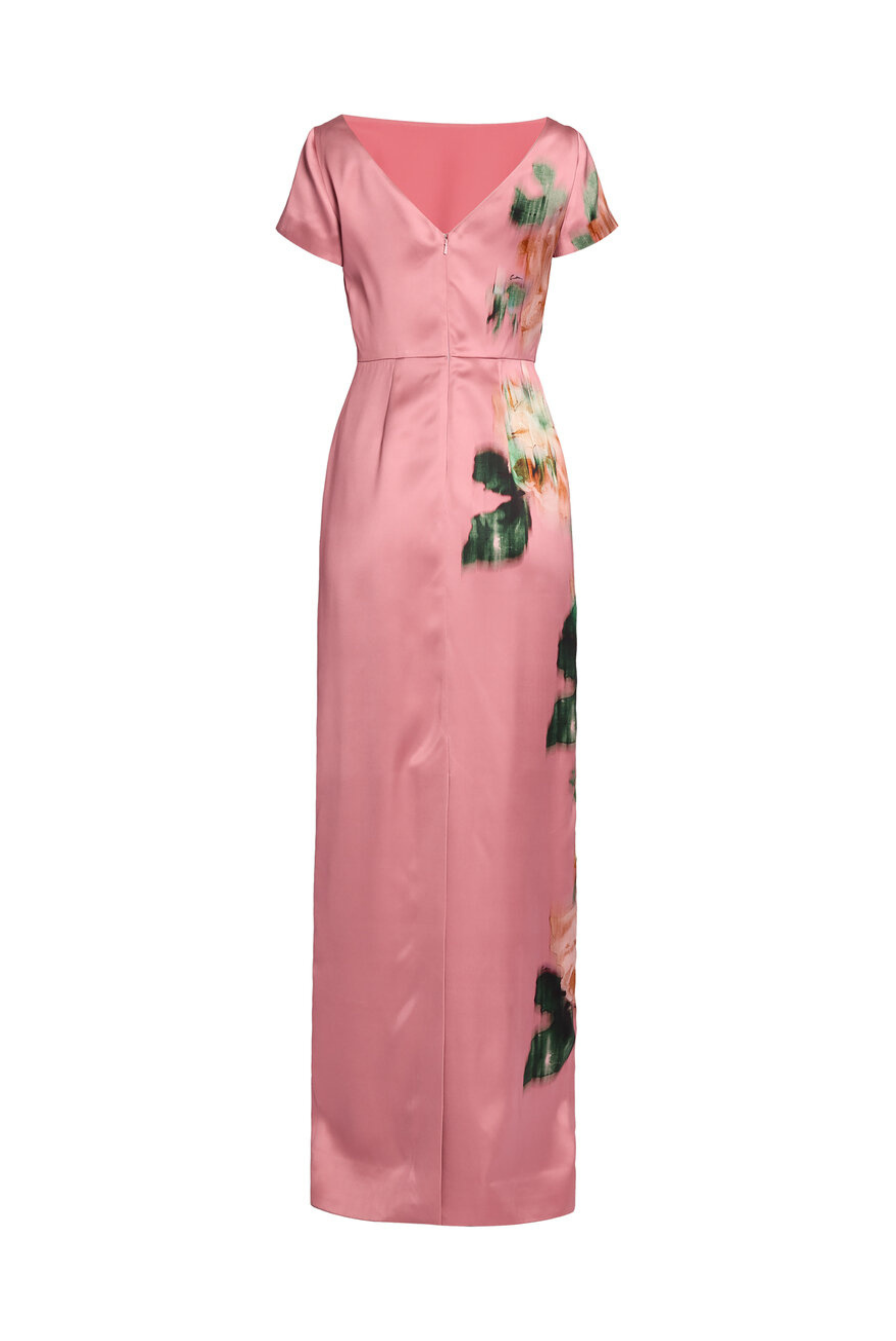 Floral Duchess Short Sleeve Gown