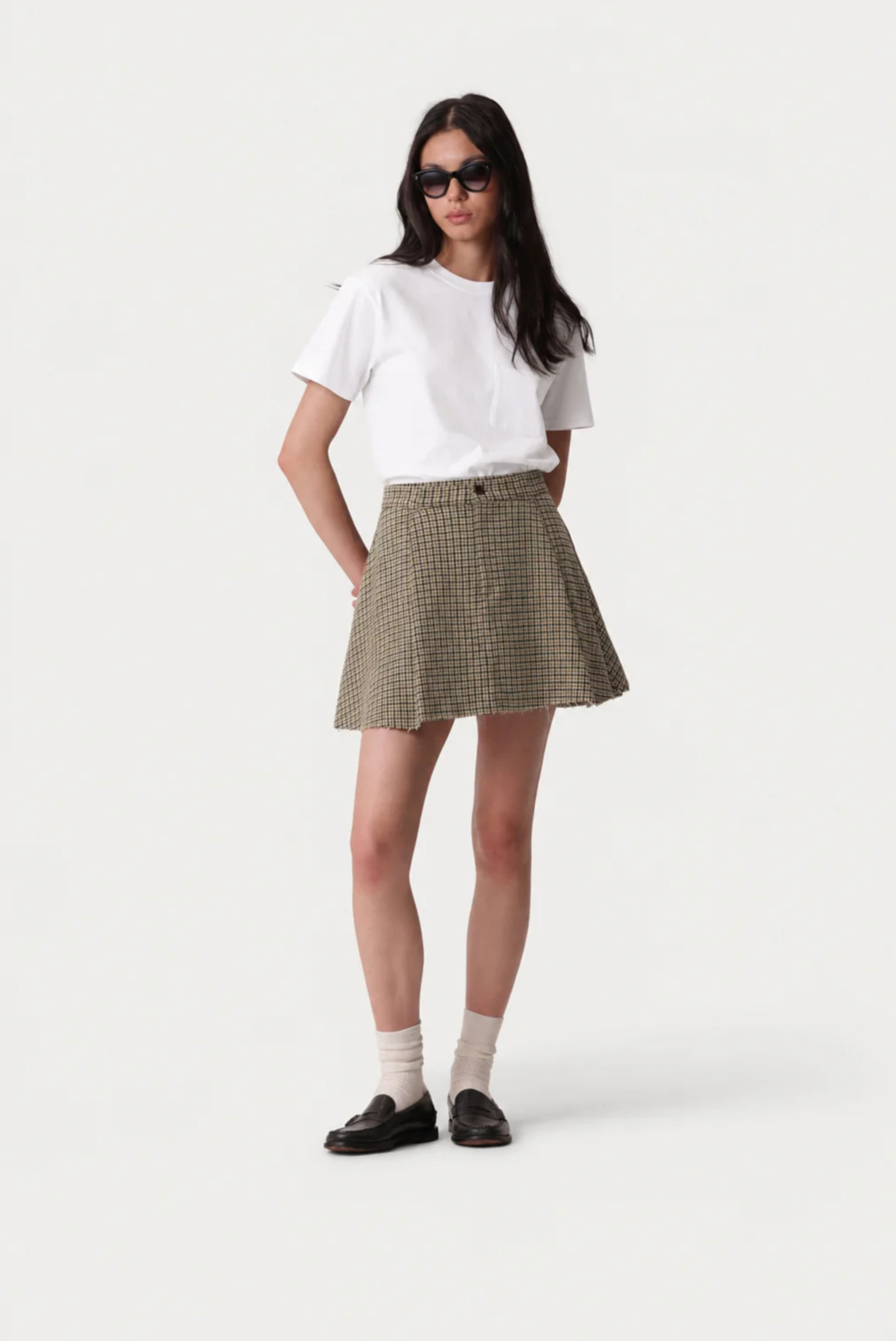 Juno Merino Wool Mini Skirt