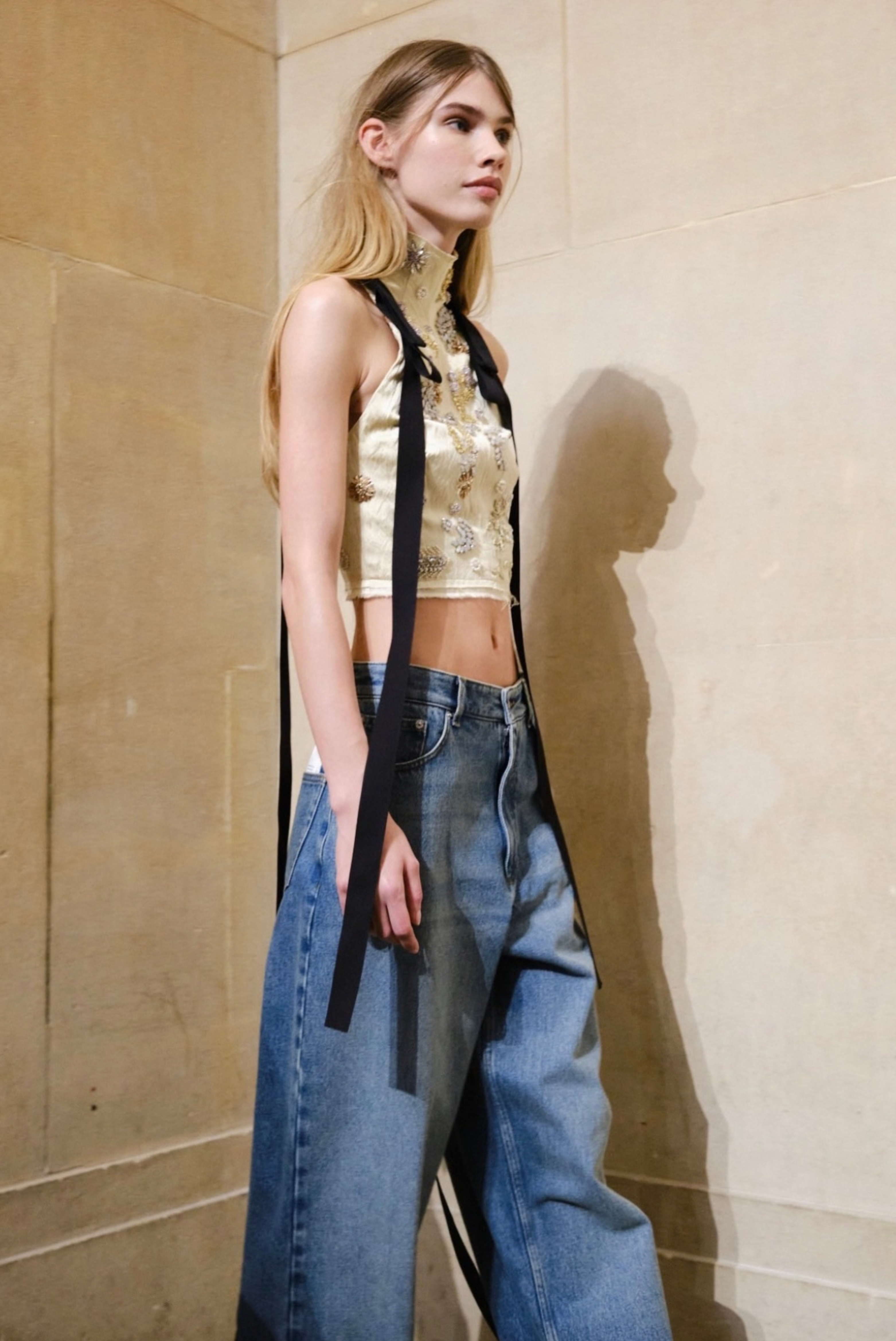 Textured Satin Sleeveless Top