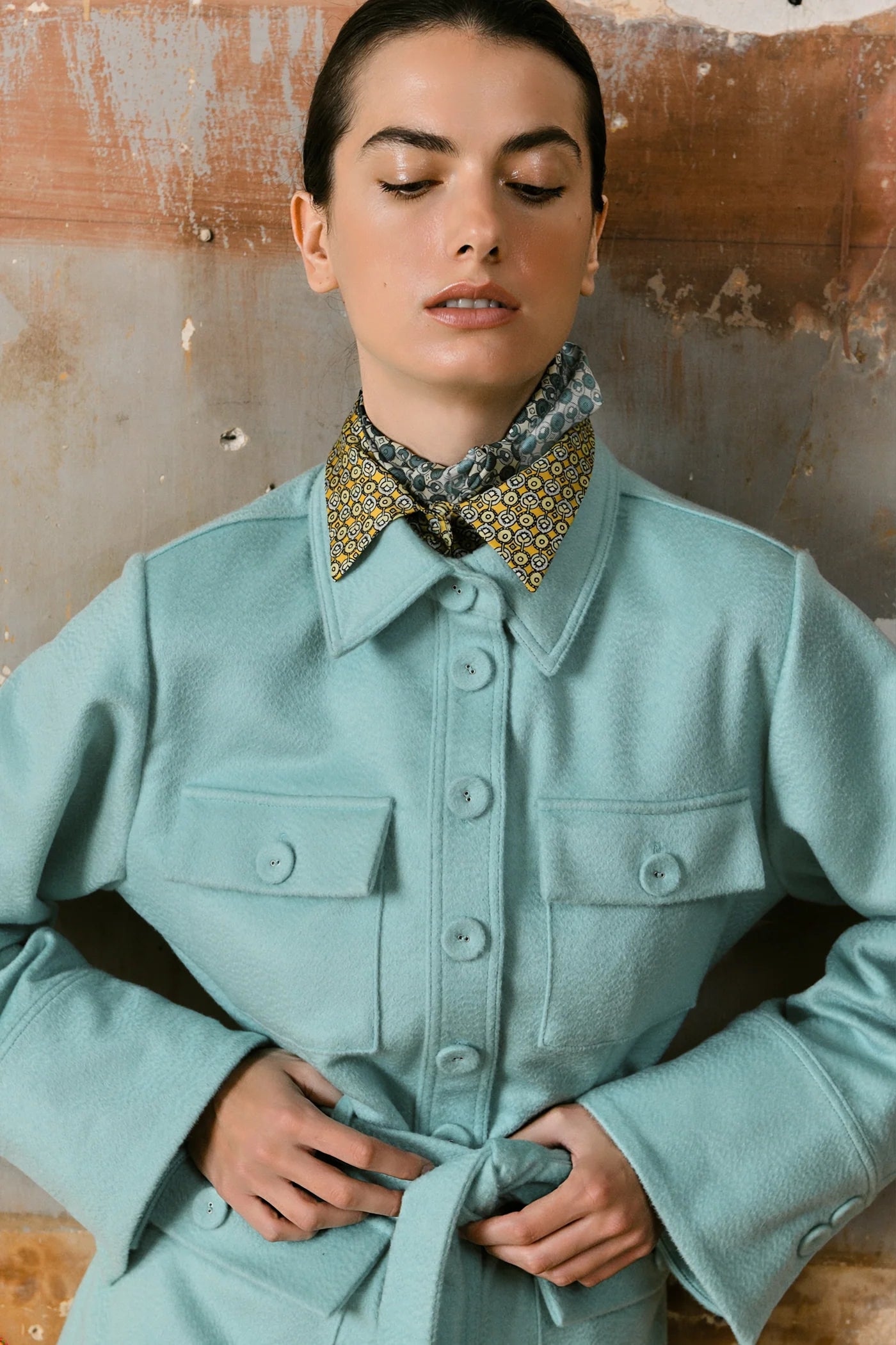 Augusta Safari Jacket Soft Teal