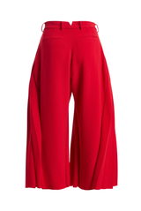 The Roxanne Pleated Trouser Red