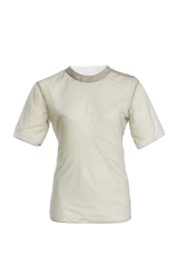The Andrea Double-Layered Fitted T-Shirt Dried Sage