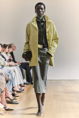 The Herron Nylon Midi Skirt Dried Sage