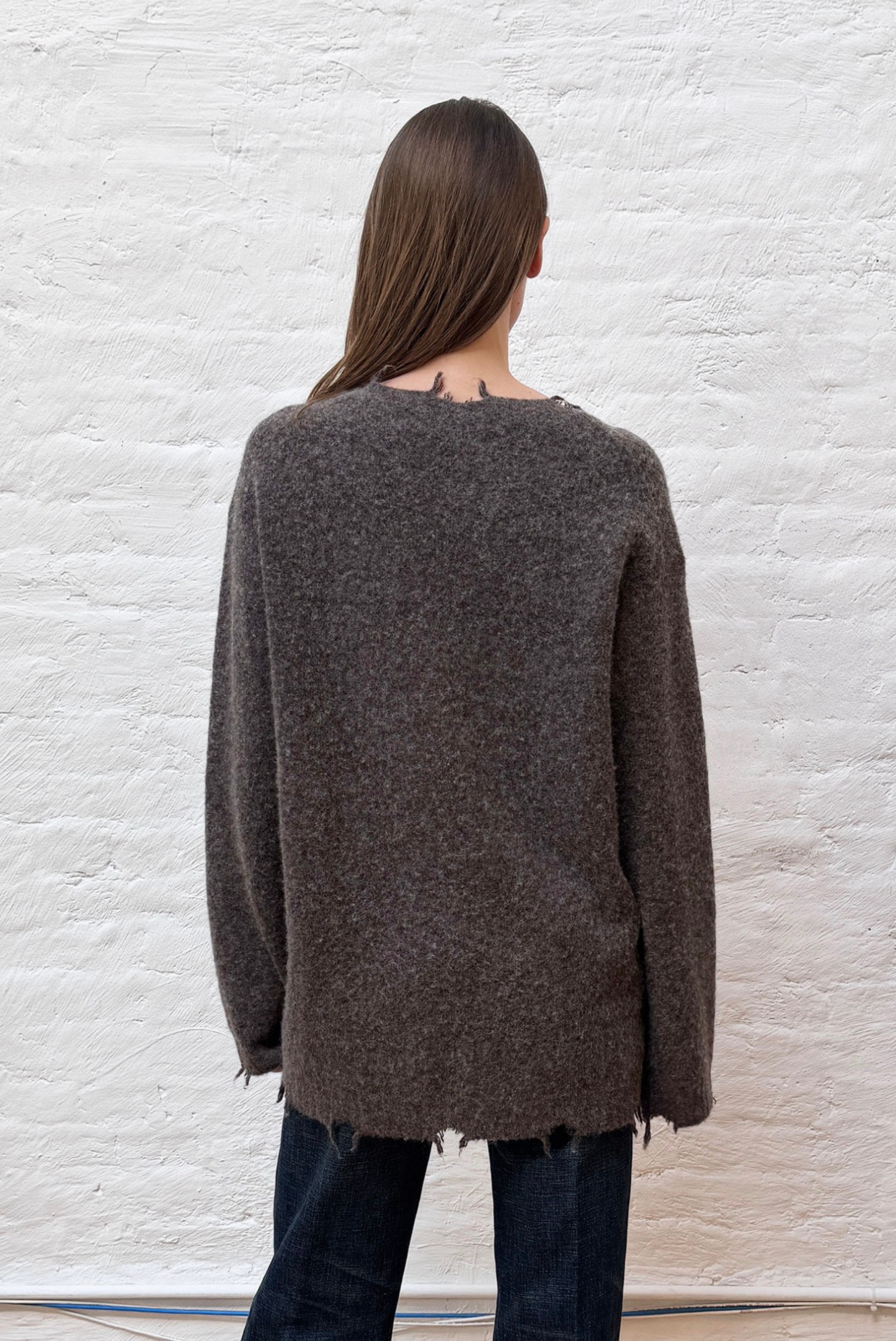 Relaxed Henley Sweater
