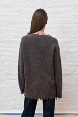 Relaxed Henley Sweater