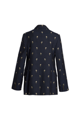 Pinstripe Tailoring Single Breasted Jacket