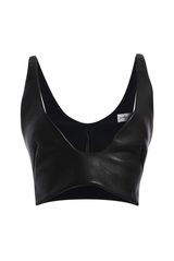 The Alexia Cropped Top Black