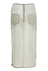 The Herron Nylon Midi Skirt Dried Sage