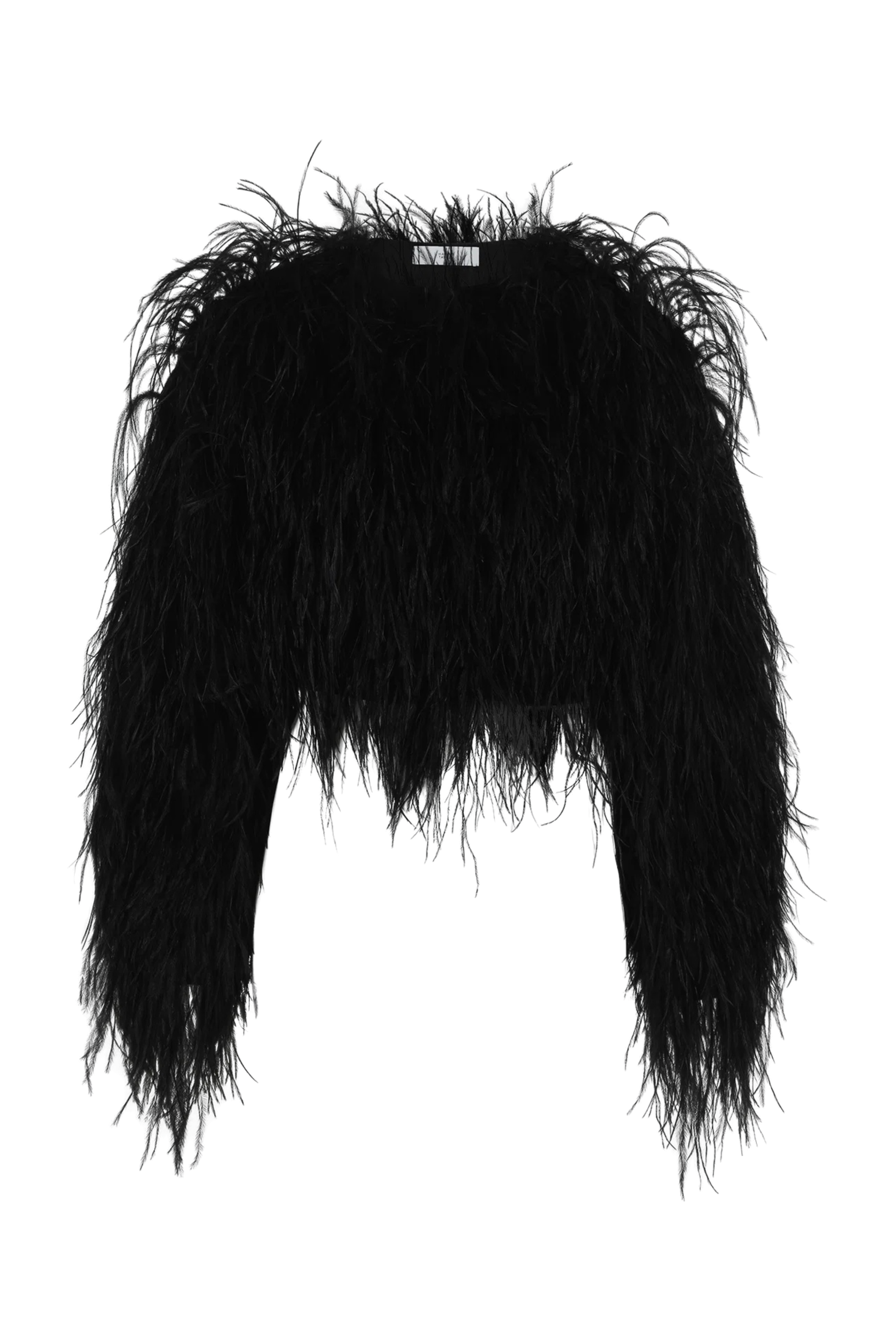 Aitti Ostrich Feather Jacket