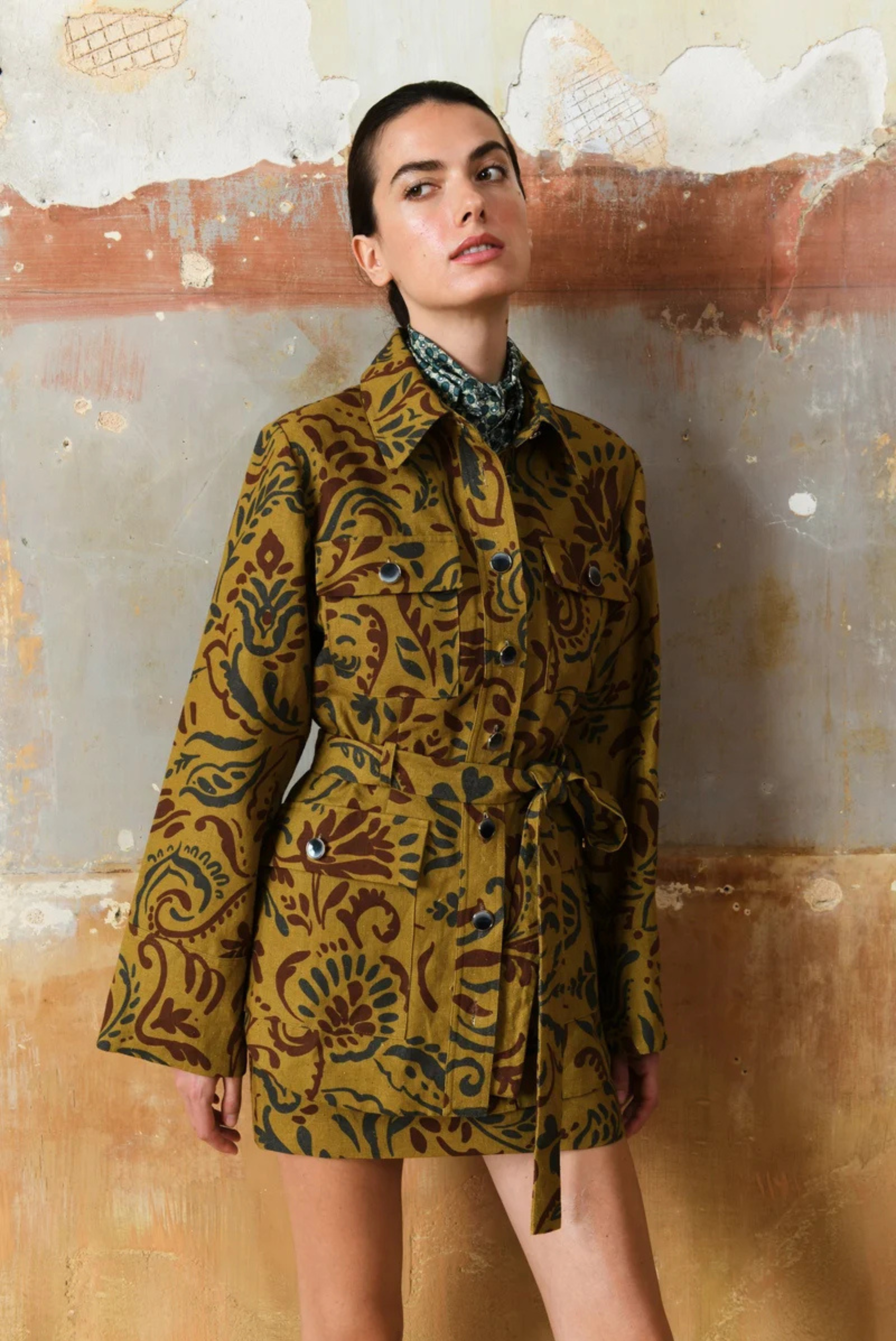 Augusta Safari Jacket Tobacco Ochre