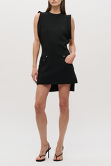 The Margaux Rolled Sleeve Mini Dress