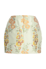 Hollyhock Jacquard Mini Skirt