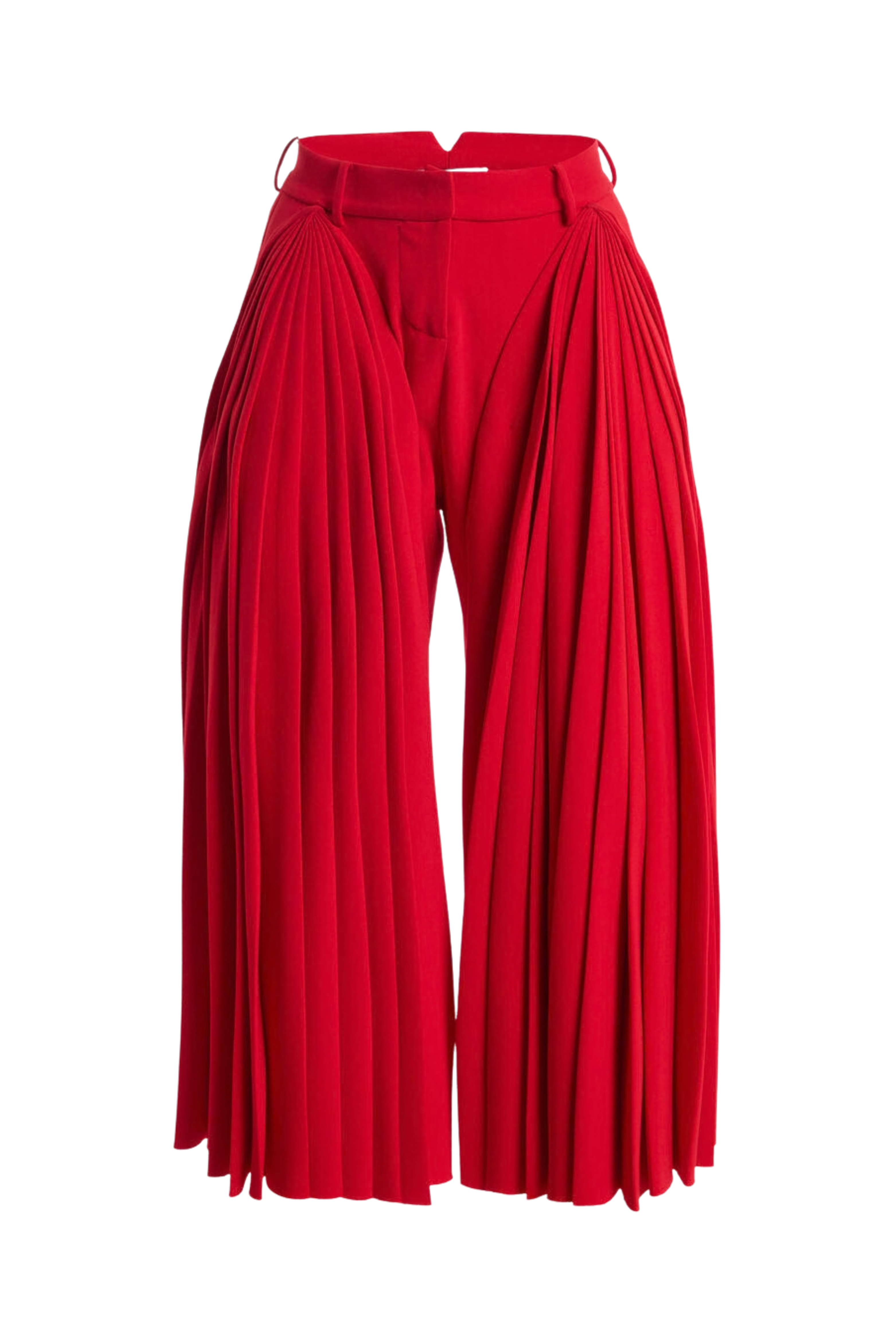 The Roxanne Pleated Trouser Red