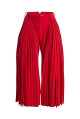 The Roxanne Pleated Trouser Red