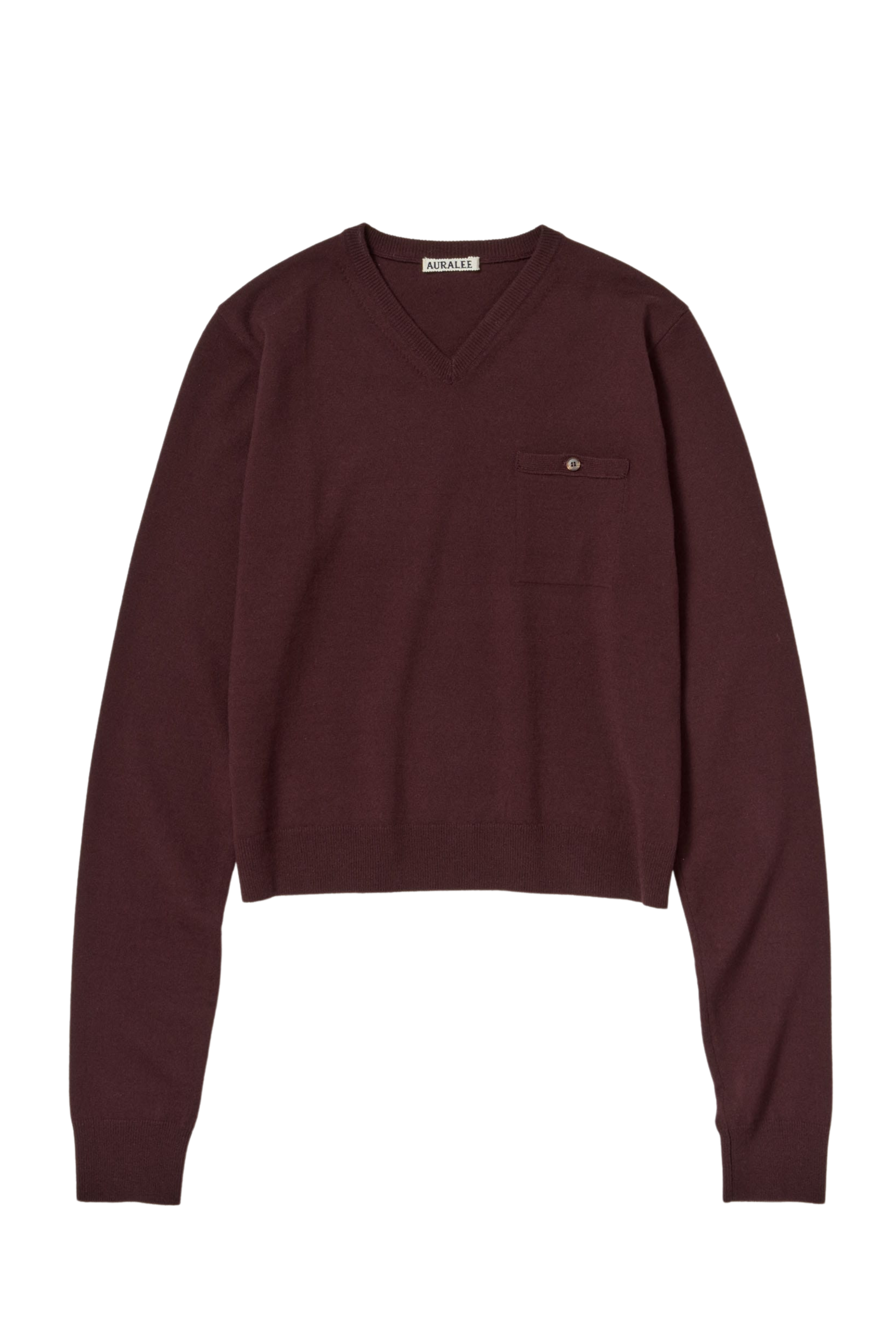 High Twist Wool Knit V-Neck P/O