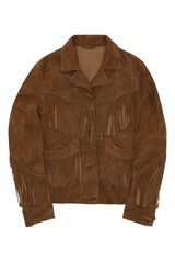 Deva Suede Jacket with Fringes