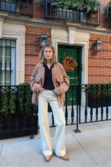 Baby Suri Alpaca Sheer Knit Skipper Polo