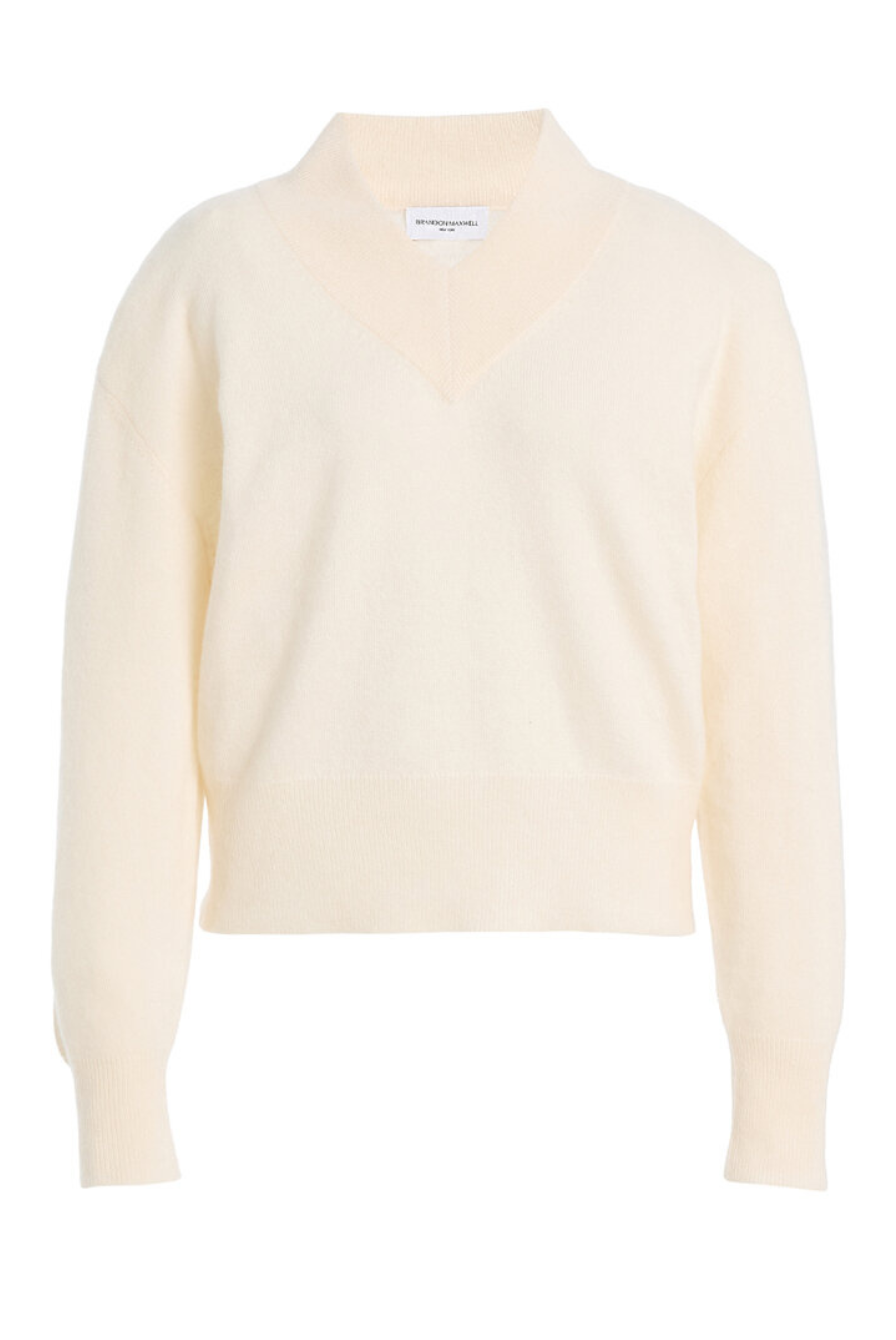 The Maris Lightweight Cashmere Sweater Cream