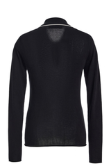 The Mills Knit Polo Black