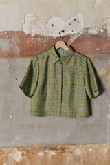 Antonia Short Sleeve Shirt Chartreuse