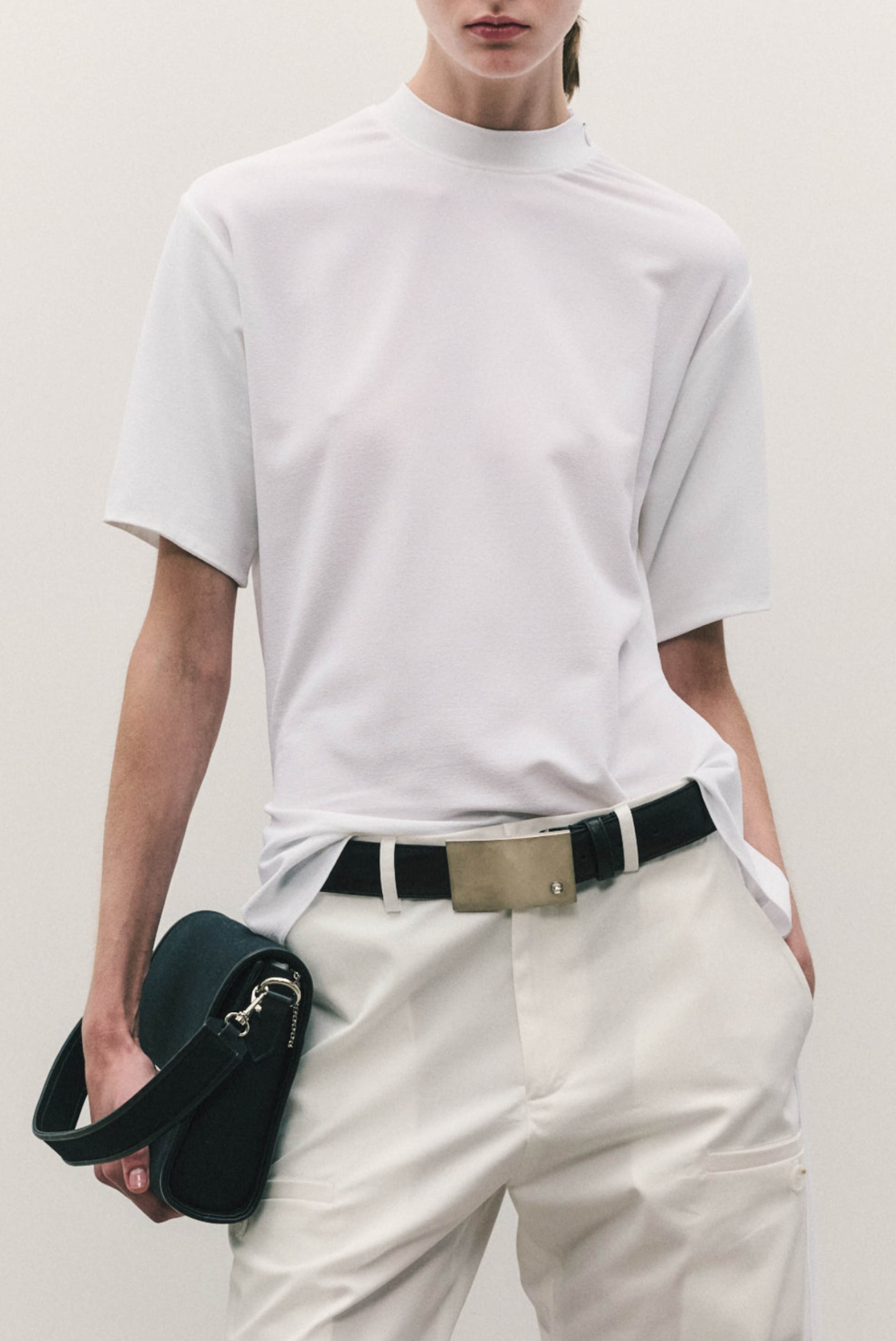 The Winnie Sash Tie T-Shirt White