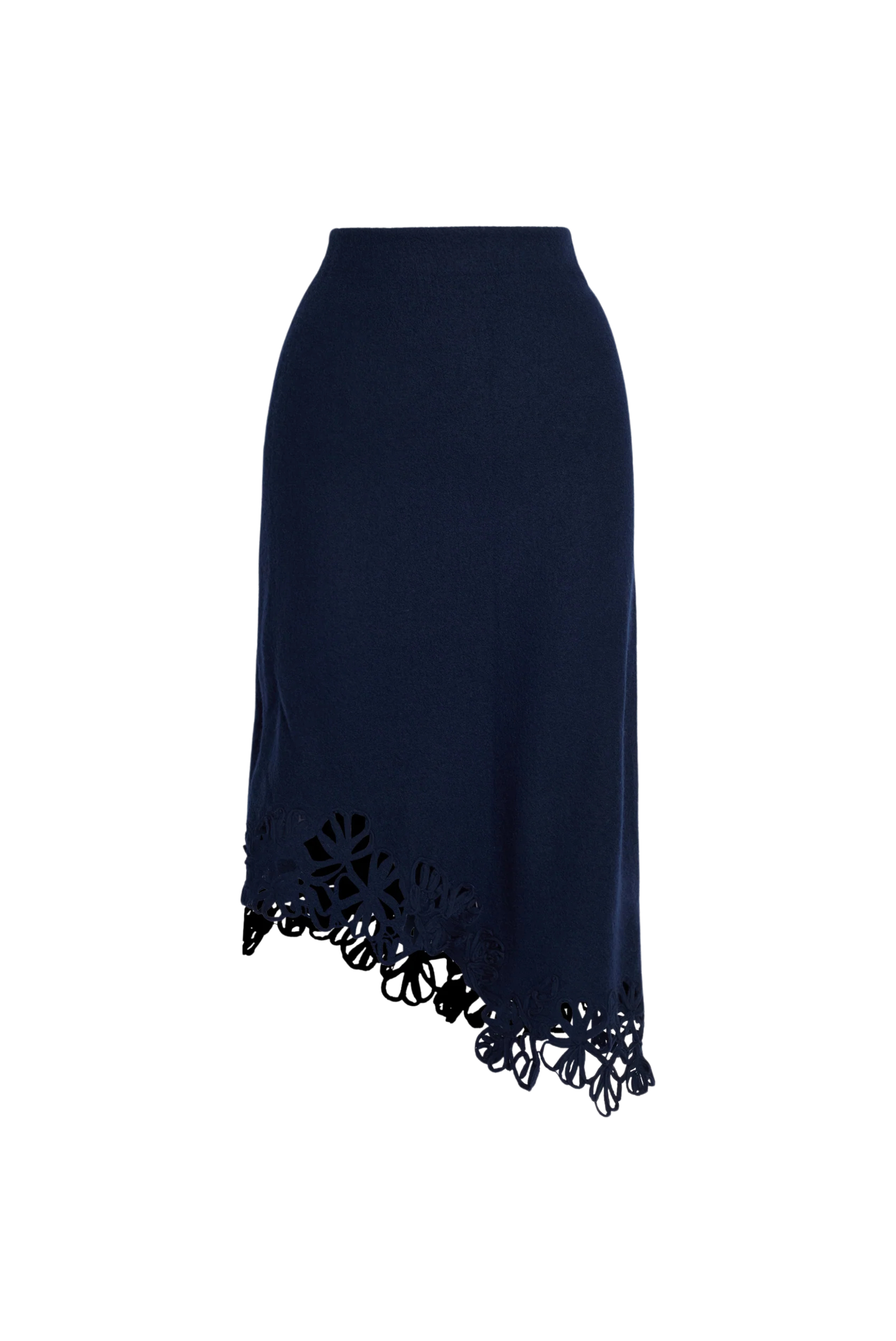 Cutout Knitted Midi Skirt