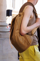 Auralee Cordura Nylon Shoulder Bag Camel