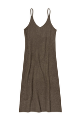 Auralee Garment-Dyed Baby Alpaca Knit Dress