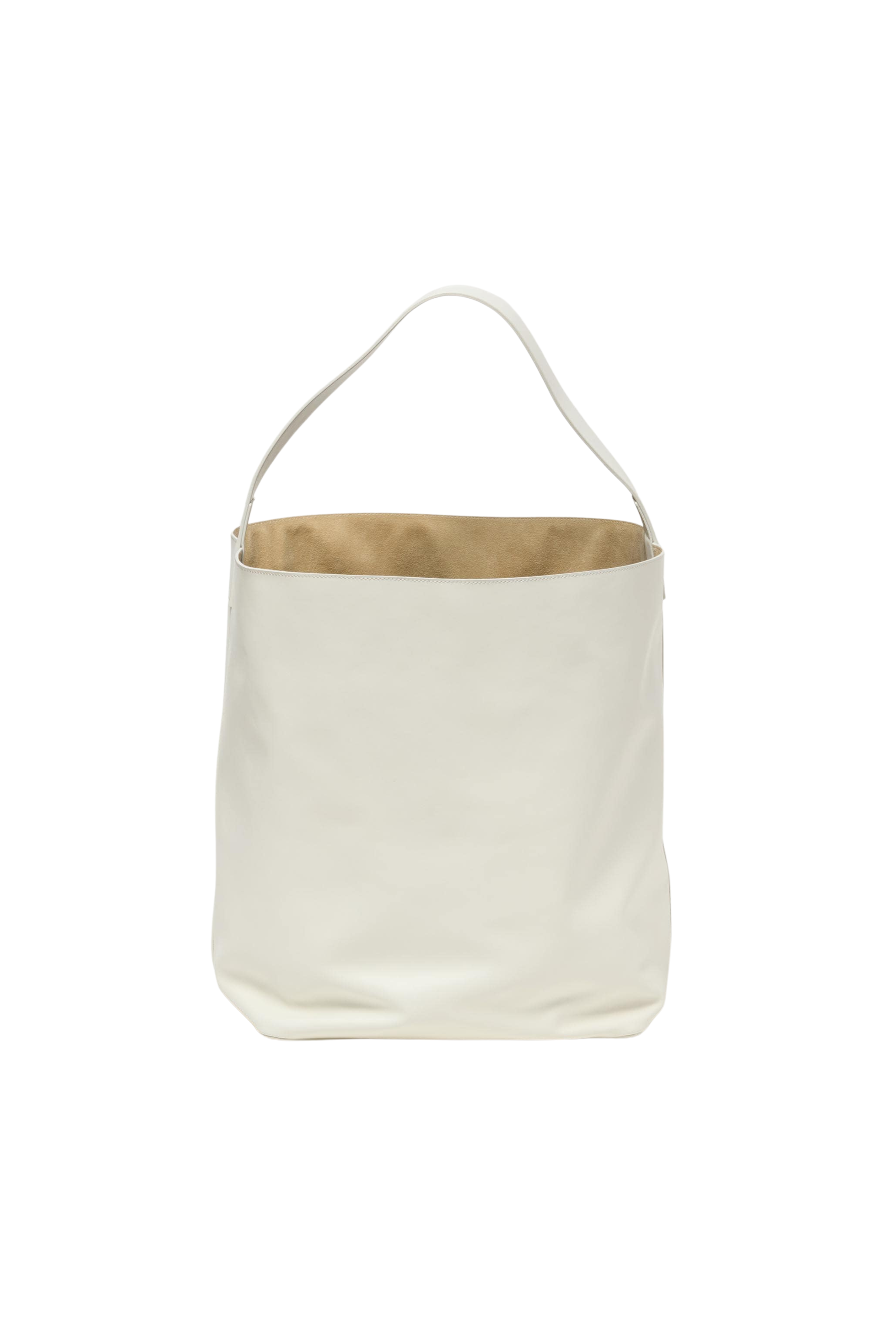 Auralee Leather Tote Bag White