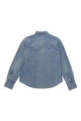 Redford Western Shirt in Japan Denim Stone Wash Women’s