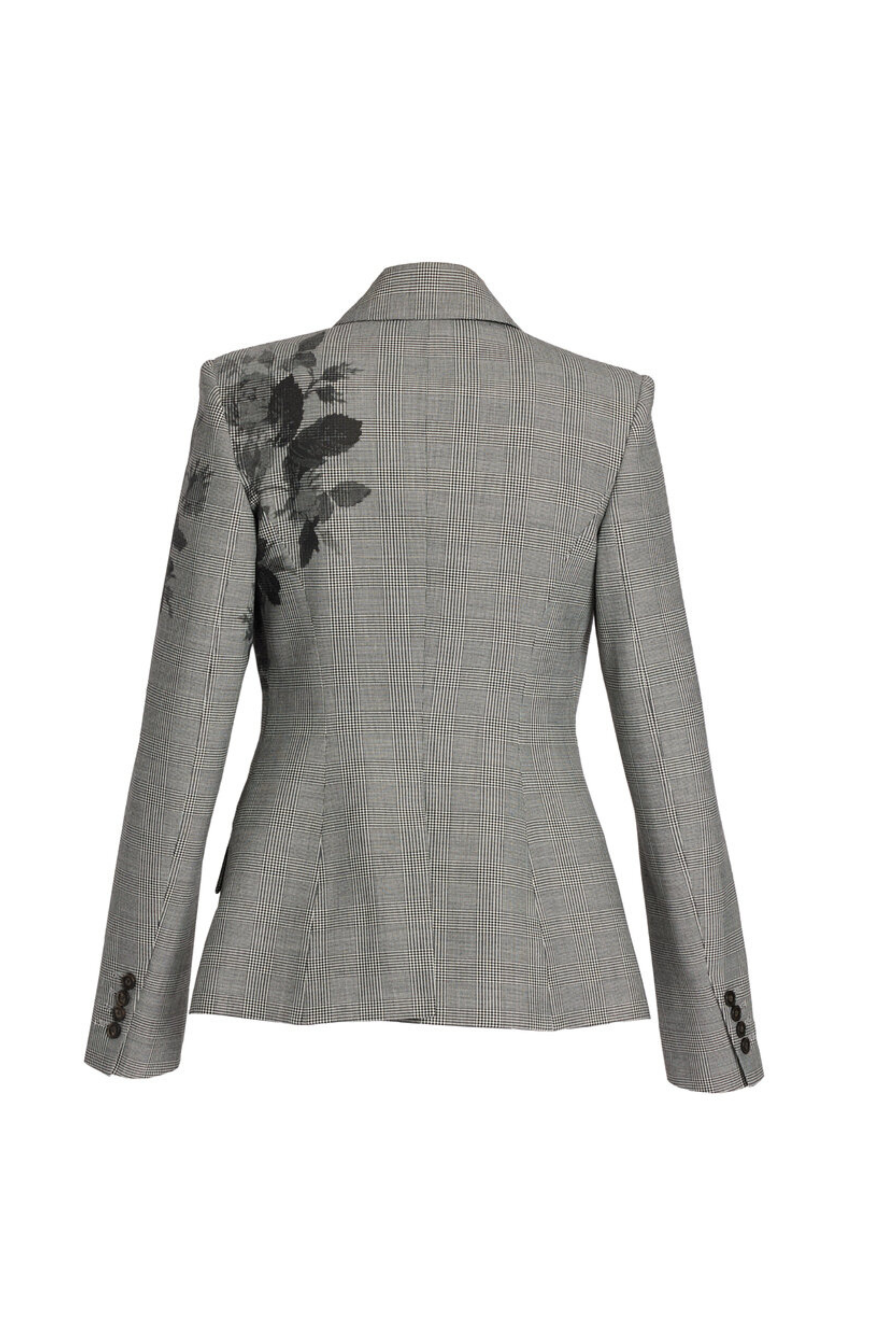 Prince of Wales Single Breasted Tailored Jacket