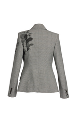 Prince of Wales Single Breasted Tailored Jacket