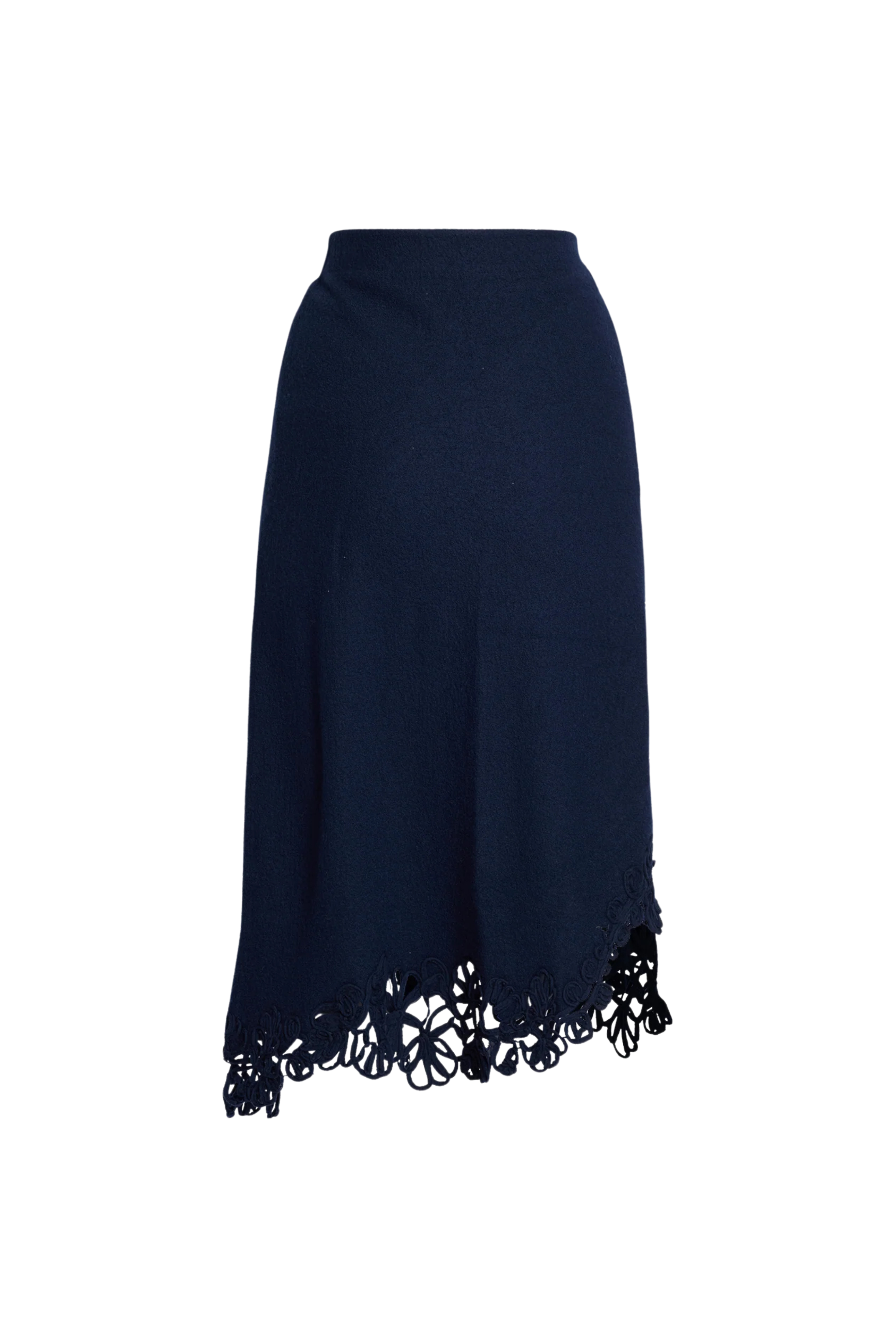 Cutout Knitted Midi Skirt