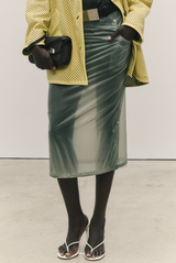 BRANDON MAXWELL The Crawford Perforated Leather Coat