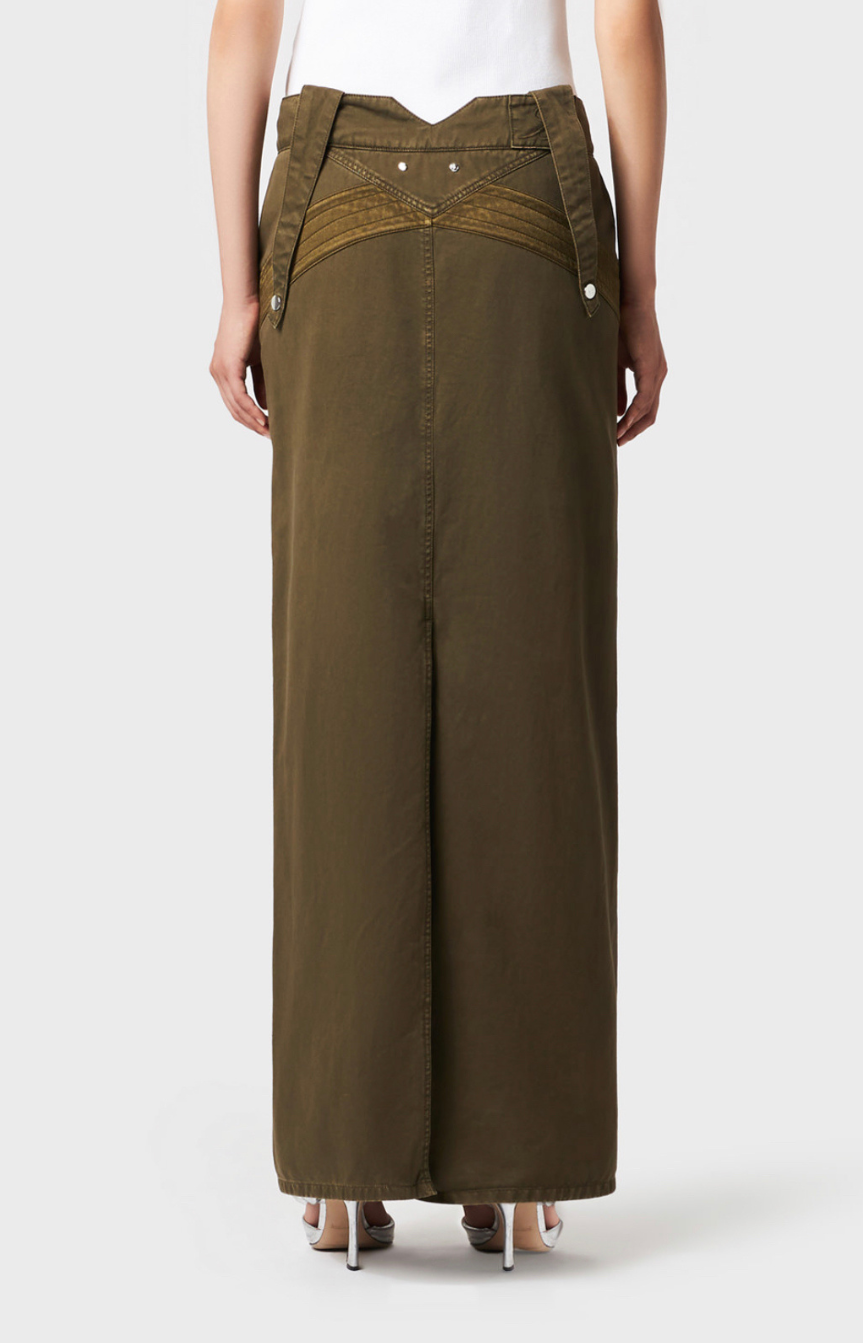 Long Skirt With Cargo Pockets