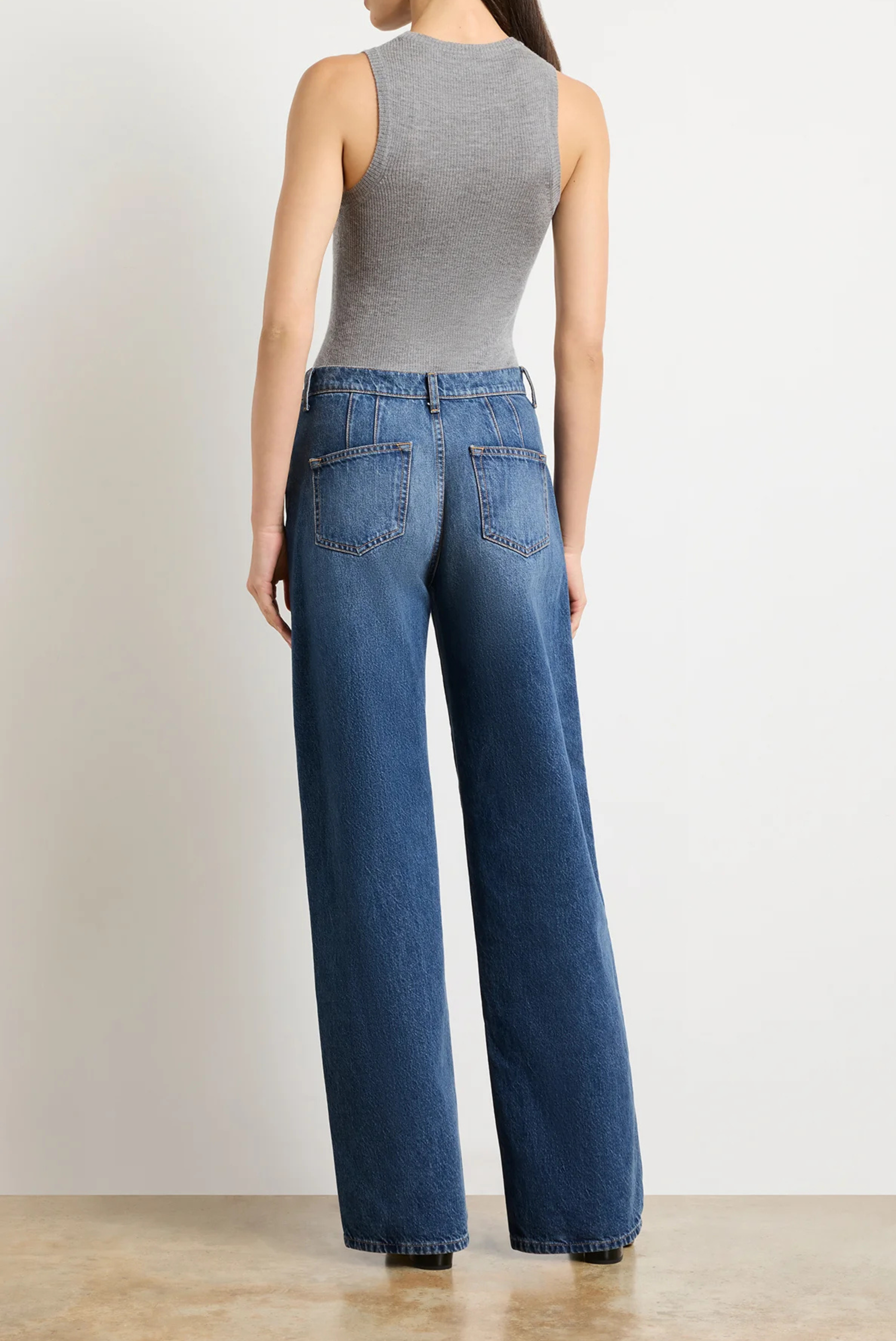 Brandon Maxwell The Callan Wide Leg Pant 